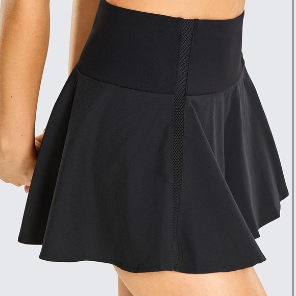 Women's Quick Dry High Waisted Tennis Skirt - Picture 4 of 9